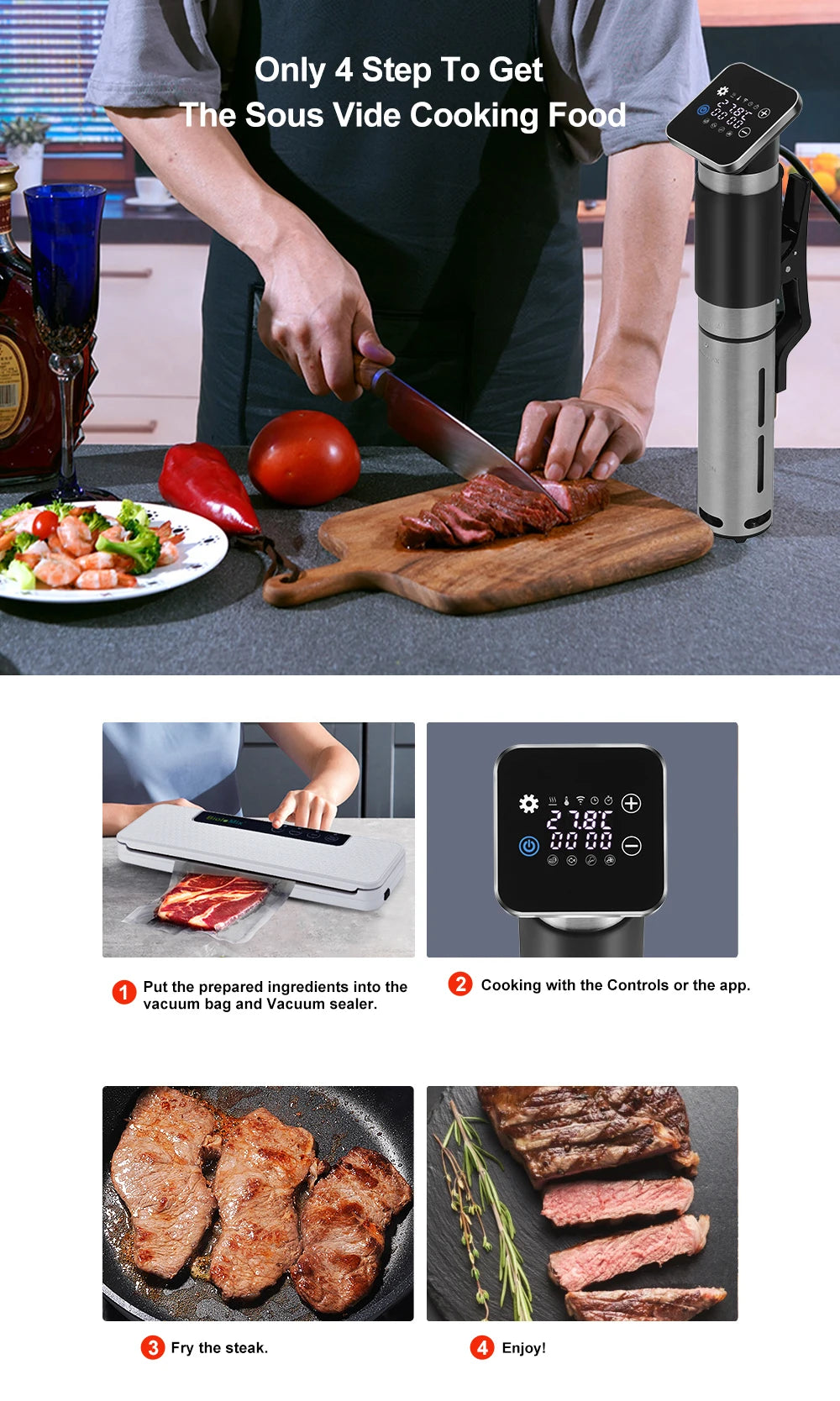 5th Generation Smart WiFi Sous Vide Cooker